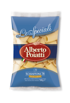 Alberto Poiatii Schiaffoni 78 makaron rurki duże karbowane 500g