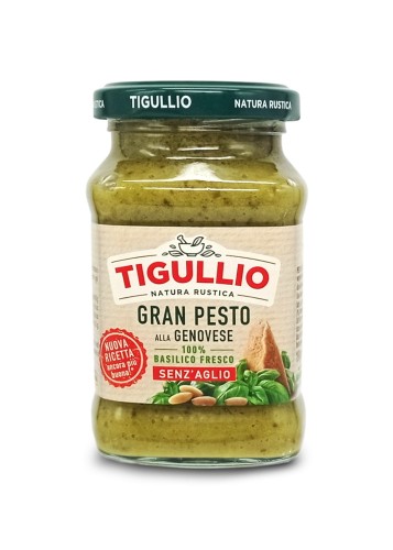 Tigullio Gran Pesto alla Genovese senz'aglio Pesto bazyliowe bez czosnku 190g