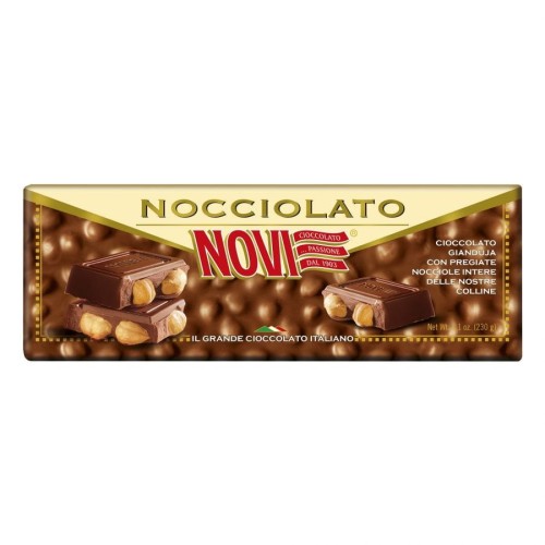 Novi Nocciolato Gianduja Czekolada orzechowa z orzechami laskowymi 230g