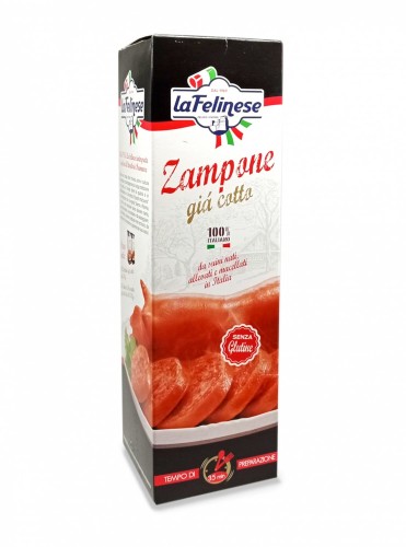 LaFelinese Zampone gia cotto Włoski przysmak wieprzowy 1000g 100% Włoskie