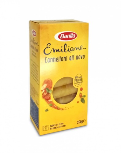 Barilla Emiliane Cannelloni all'uovo Makaron włoski jajeczny Cannelloni 250g