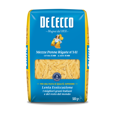 De Cecco Mezze Penne Rigate no.141 Makaron włoski 500g