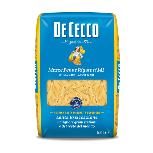 De Cecco Mezze Penne Rigate no.141 Makaron włoski 500g