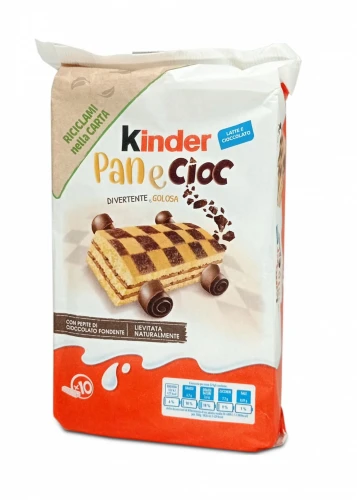 Kinder Panecioc Ciastko biszkoptowe z kremem czekoladowym 290g
