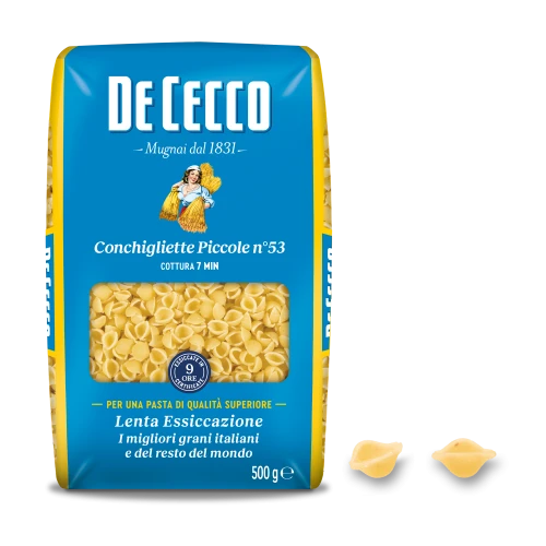 De Cecco Conchigliette Piccole Makaron bezjajeczny 500g