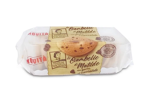 Matilde Vicenzi le Ciambelle di Matilde con gocce di cioccolato Ciastka z kroplami czekolady 200g