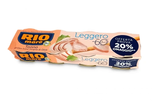 Rio Mare Tonno Tuńczyk w oliwie z oliwek Lekki 4x60g