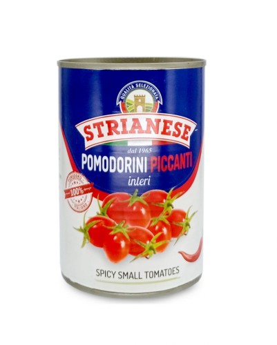 Strianese Pomodorini Piccanti Interi Pomidorki pikantne całe 400g, w puszce