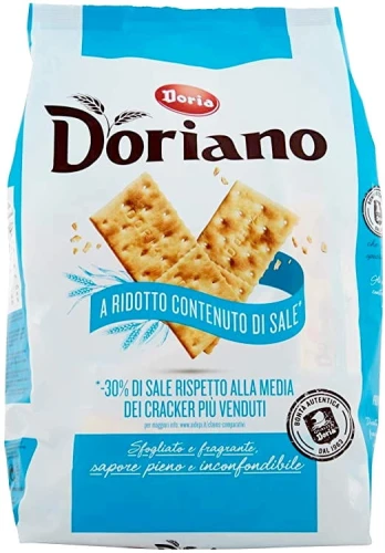 Doria Doriano Krakersy z mniejszą ilością soli 700g