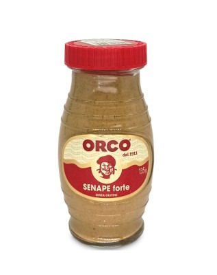 Orco Senape Forte Musztarda Pikantna 135g Włoska
