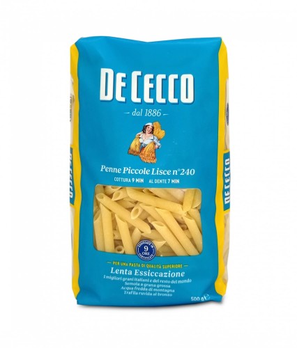 De Cecco Penne Piccole Lisce no.240 Makaron rurki 500g