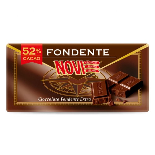 Novi Cioccolato Fondente Extra 52% Kakao Czekolada Gorzka Deserowa 100g