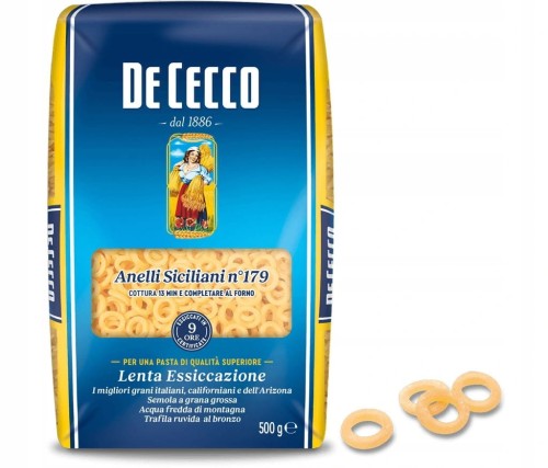 De Cecco makaron włoski Anelli Siciliani nr 179 500g