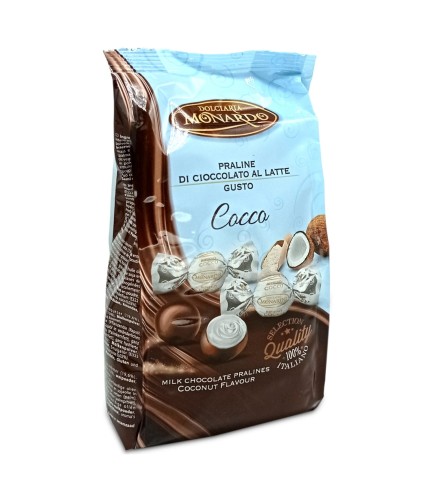 Monardo Praline di Cioccolato Cocco Czekoladki Mleczne kokosowe 100g