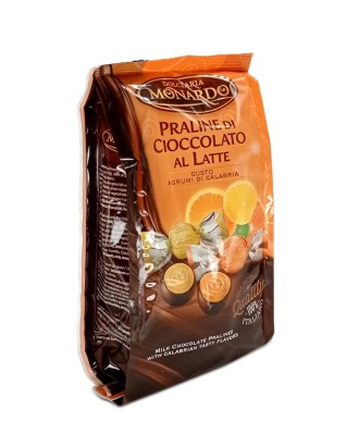 Monardo Praline di Cioccolato Agrumi di Calabria Czekoladki z kremem cytrusowym 100g