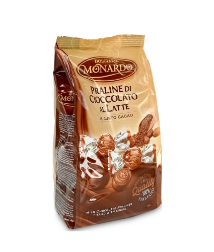 Monardo Praline Cioccolato al Latte Cacao Czekoladki z nadzieniem Kakaowym 100g