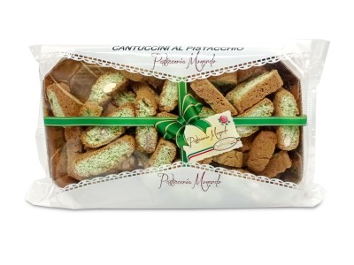 Monardo Cantuccini al Pistacchio Cantuccini z Migdałami o smaku pistacjowym 250g Włoskie
