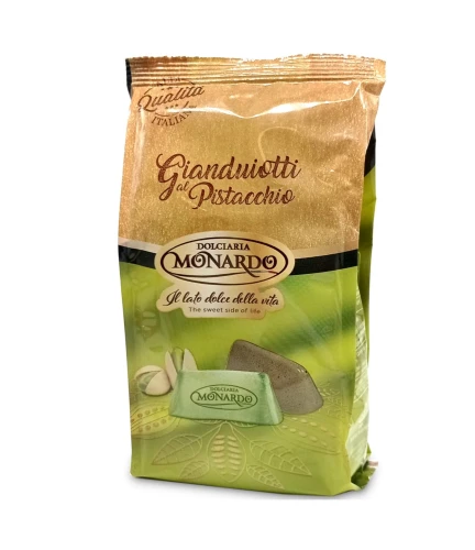 Monardo Gianduiotti al Pistacchio Czekoladki pistacjowe 80g