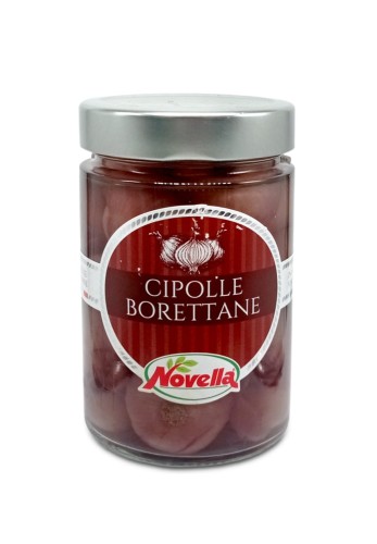 Novella Cipolle Borettane Cebulki w occie czerwonym 280g Włoskie