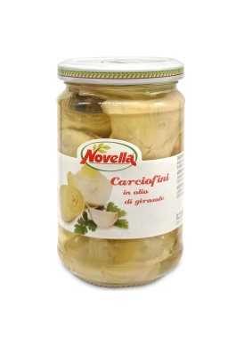 Novella Carciofini in olio girasole Karczochy w oleju słonecznikowym 270g