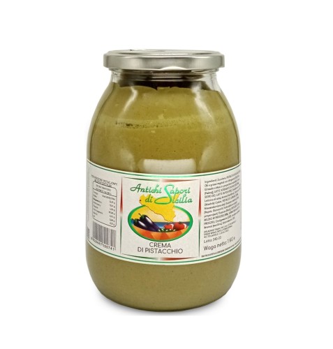 Antichi Sapori di Sicilia Crema di Pistacchio Krem Pistacjowy z Sycylii 1kg