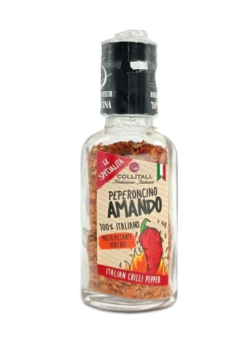Collitali Peperoncino Amando Bardzo ostra papryczka chili 100% Włoska 45g