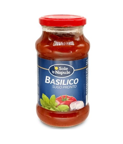 O Sole e Napule Basilico Sugo Pronto Gotowy sos do makaronu z Bazylią 350g