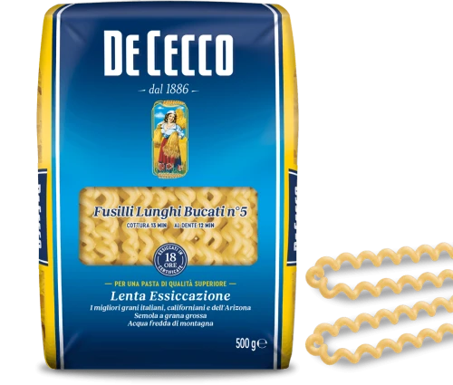 De Cecco makaron Fusilli Lunghi Bucati nr. 5 500g