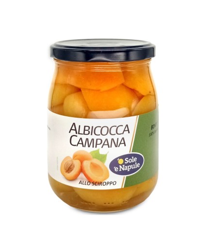 O Sole e Napule Albicocca Campana allo sciroppo Morele z Kampanii w syropie 560g