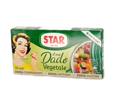 Star Dado Vegetale Kostki rosołowe Bulion warzywny 100g