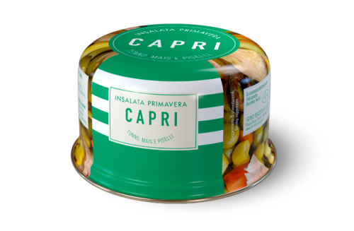 Tonno Capri Insalata Primavera Wiosenna Sałatka z Tuńczykiem, kukurydzą i groszkiem 250g