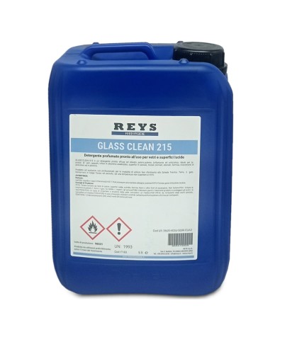 Reys Glass Clean 215 Środek do czyszczenia szyb i błyszczących powierzchni 5L