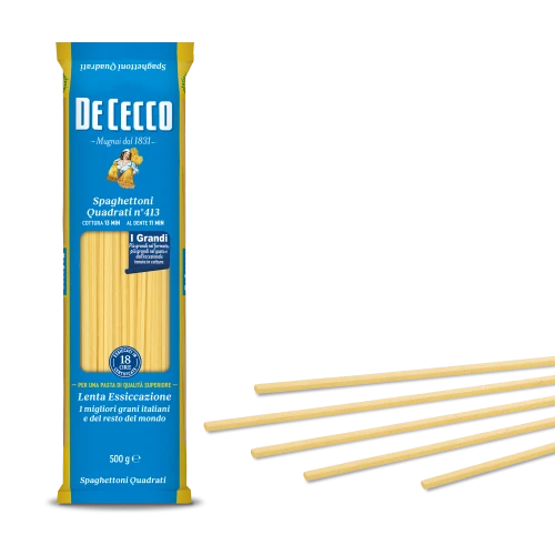 De Cecco Spaghettoni Quadrati no.413 Makaron długi Włoski 500g