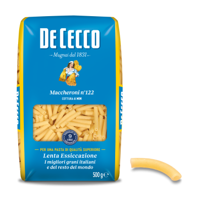 De Cecco Maccheroni no.122 Makaron drobny Włoski 500g