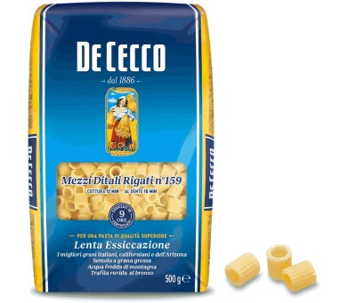 De Cecco makaron Mezzi Ditali Rigati nr. 159 500g