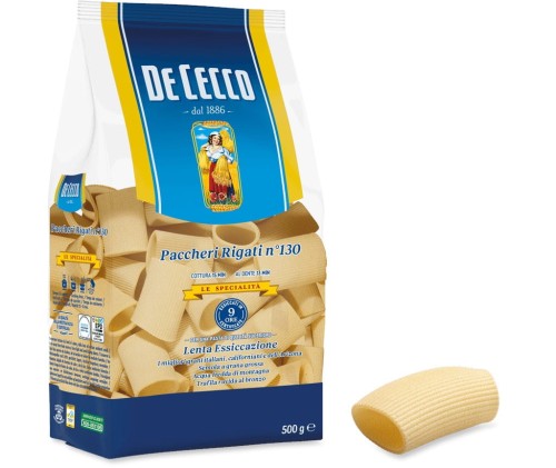 De Cecco makaron Paccheri Rigati nr. 130 500g