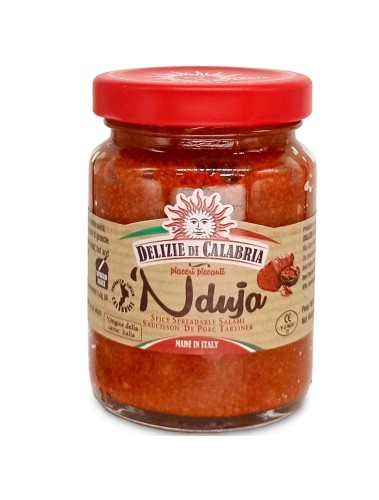 Delizie di Calabria 'Nduja Włoskie Salami do smarowania 90g