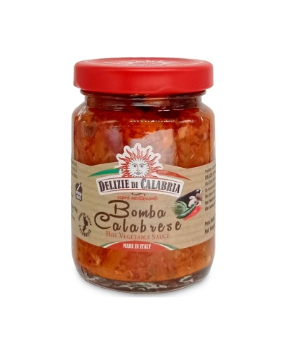 Delizia di Calabria Bomba Calabrese Sos do makaronu z Warzywami Pikantny 90g