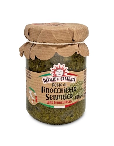 Delizie di Calabria Pesto di Finocchietto Selvatico Pesto z dzikiego kopru włoskiego 125g