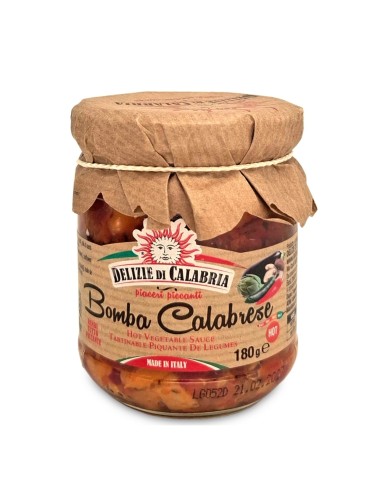 Delizie di Calabria Bomba Calabrese Sos warzywny z papryczką chili 180g Włoski