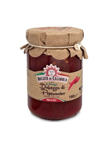 Delizie di Calabria Dolceza di Peperoncino Konfitura z chili Organiczna 160g Włoska