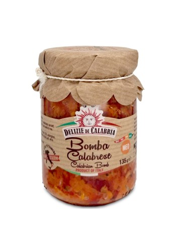 Delizie di Calabria Bomba Calabrese Sos warzywny z papryczką chili 135g Włoski