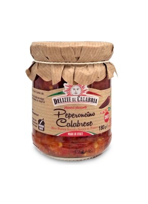 Delizie di Calabria Peperoncino Calabrese Sos z chili Kalabryjskiego 180g Włoskie EXTRA HOT