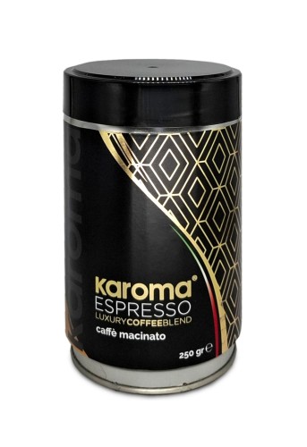 Karoma Caffe Espresso Luxury Coffee Blend 250g Włoska kawa neapolitańska PUSZKA