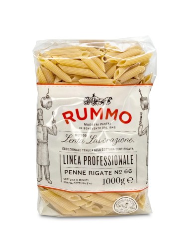 Rummo Penne Rigate no. 66 Makaron Włoski 1kg Linia Profesjonalna