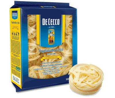 De Cecco makaron Tagliatelle nr. 203 500g, włoski, wstążki, gniazdka