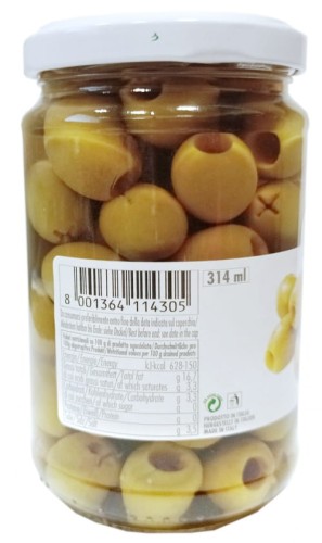 Novella Olive Verdi Oliwki Zielone Drylowane 314ml