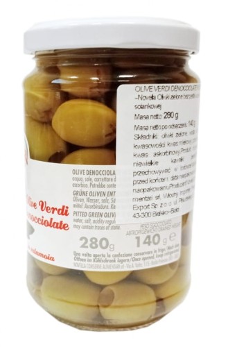 Novella Olive Verdi Oliwki Zielone Drylowane 314ml