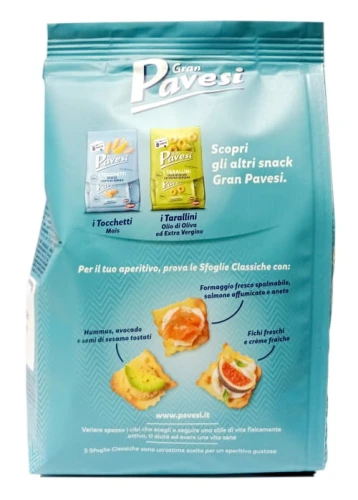 Gran Pavesi Le sfoglie Classiche krakersy klasyczne 180g