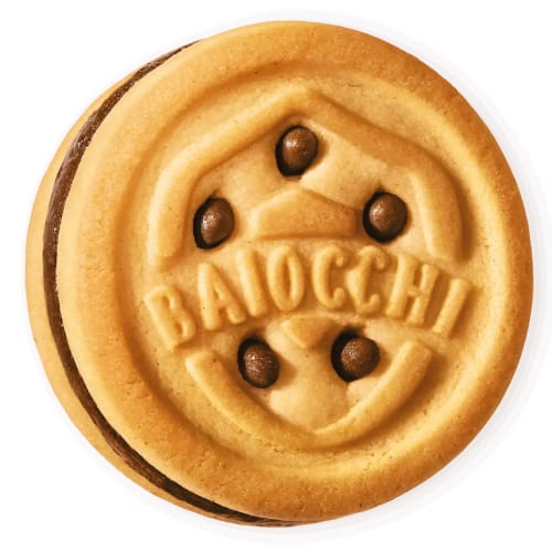 Mulino Bianco Baiocchi Ciastka z kremem kakaowo-orzechowym 168g